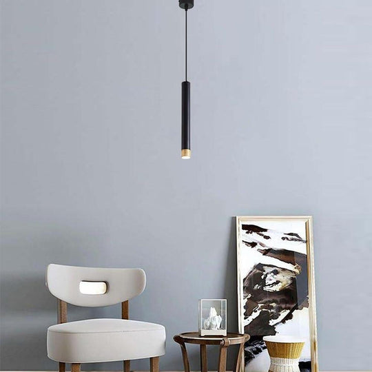 Elongated LED Industrial Linear Metal Pendant Light