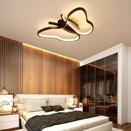 Butterfly LED Flush Mount Ceiling Light for Kids’ Room