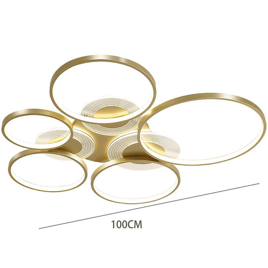 Circles LED Nordic Flush Mount Ceiling Light