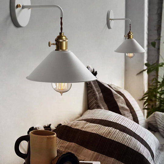 Funnel-Shaped LED Nordic Wall Sconce