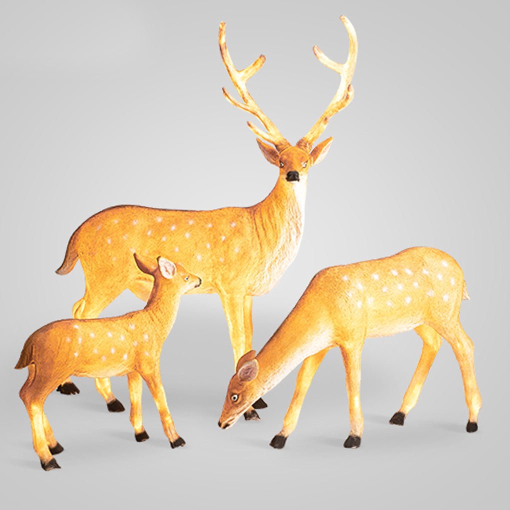Imitation Deer Resin Outdoor Decorative Landscape Light