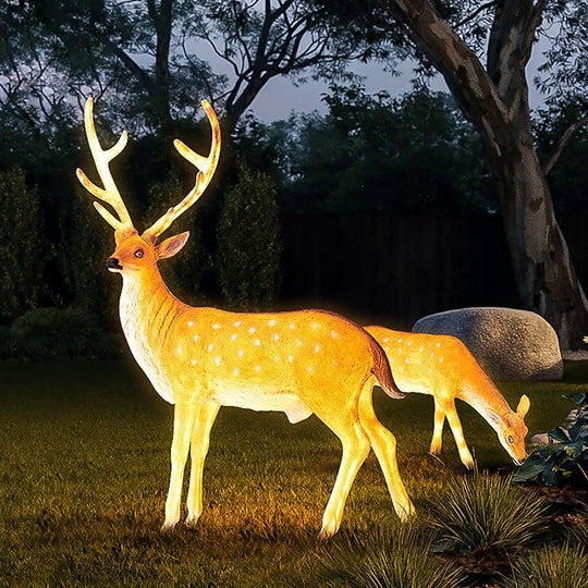 Imitation Deer Resin Outdoor Decorative Landscape Light