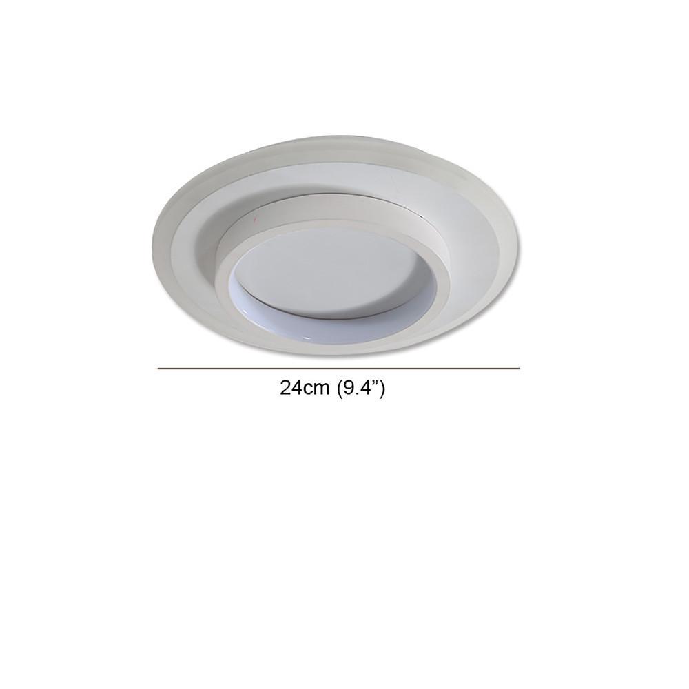 Modern Layered LED Ring Flush Mount Ceiling Light – 3 Circle Design