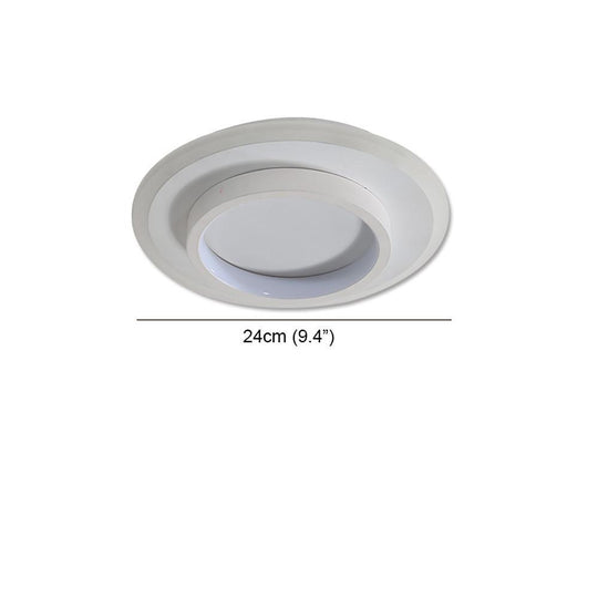 Modern Layered LED Ring Flush Mount Ceiling Light – 3 Circle Design