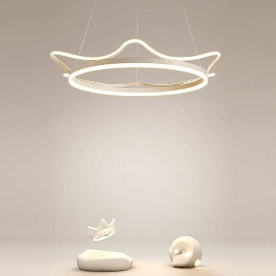 Imperial Crown Modern LED Chandelier with Remote Control