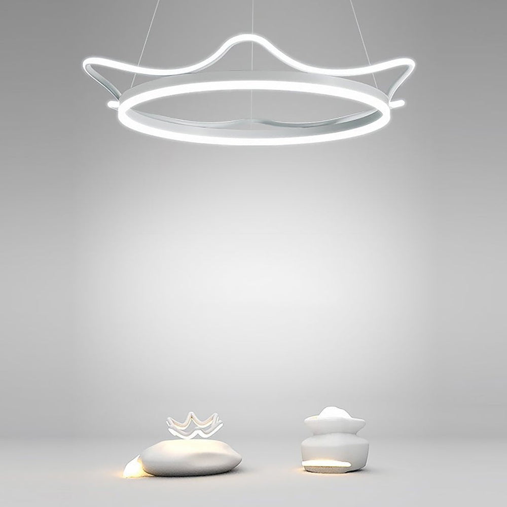 Imperial Crown Modern LED Chandelier with Remote Control