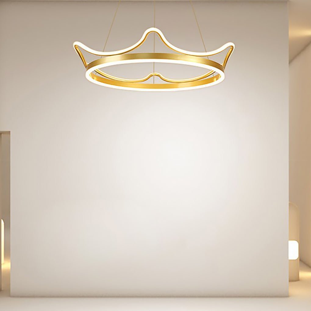 Imperial Crown Modern LED Chandelier with Remote Control