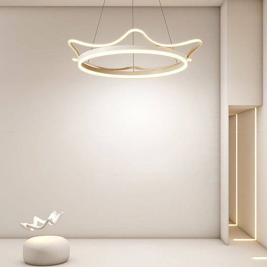 Imperial Crown Modern LED Chandelier with Remote Control