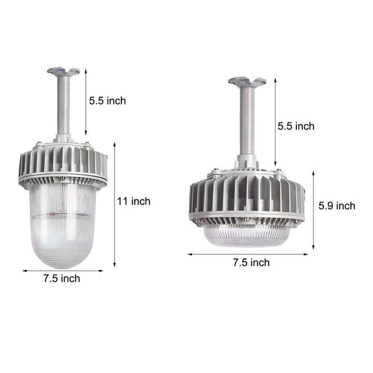 Industrial LED Explosion Proof Pendant Light for Hazardous Areas 50 W and 100 W