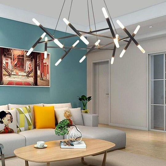 Creative Metal Design 16-Light LED Industrial Chandelier