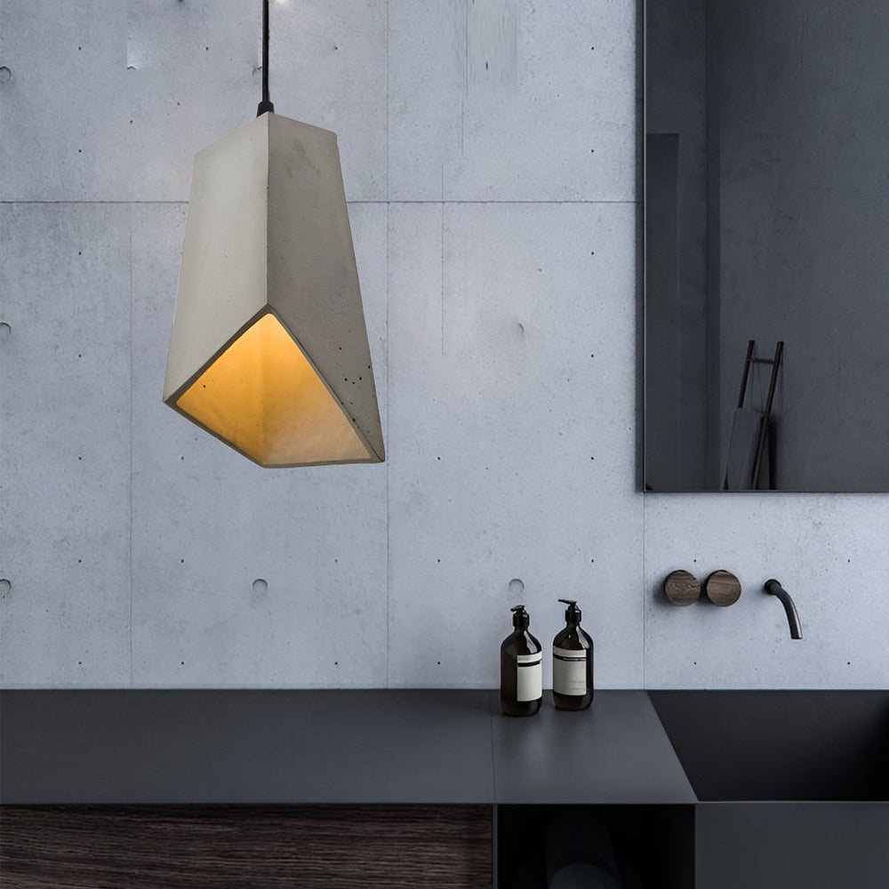 Industrial Style Cement Pendant Light