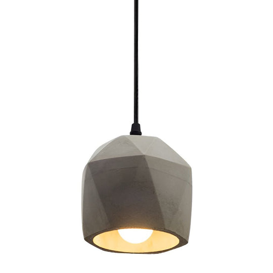 Industrial Style Cement Pendant Light