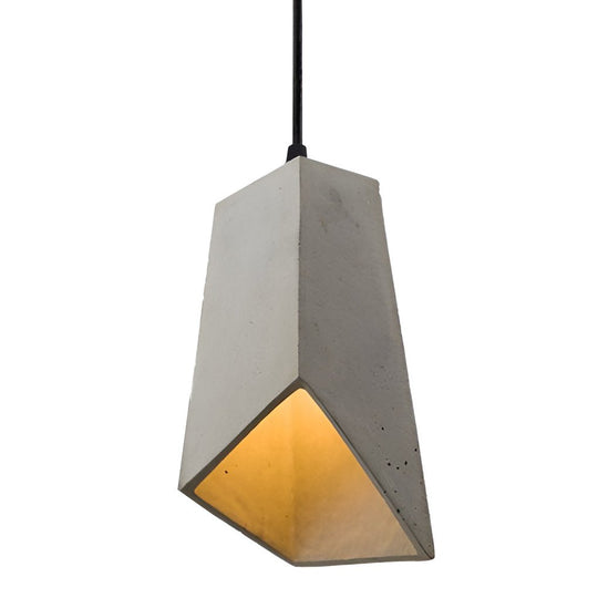 Industrial Style Cement Pendant Light