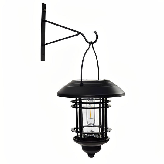 Industrial Style Solar Outdoor LED Wall Lamp