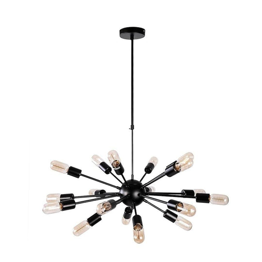 Cluster Sputnik Chandelier – Mid-Century 18-Bulb Design