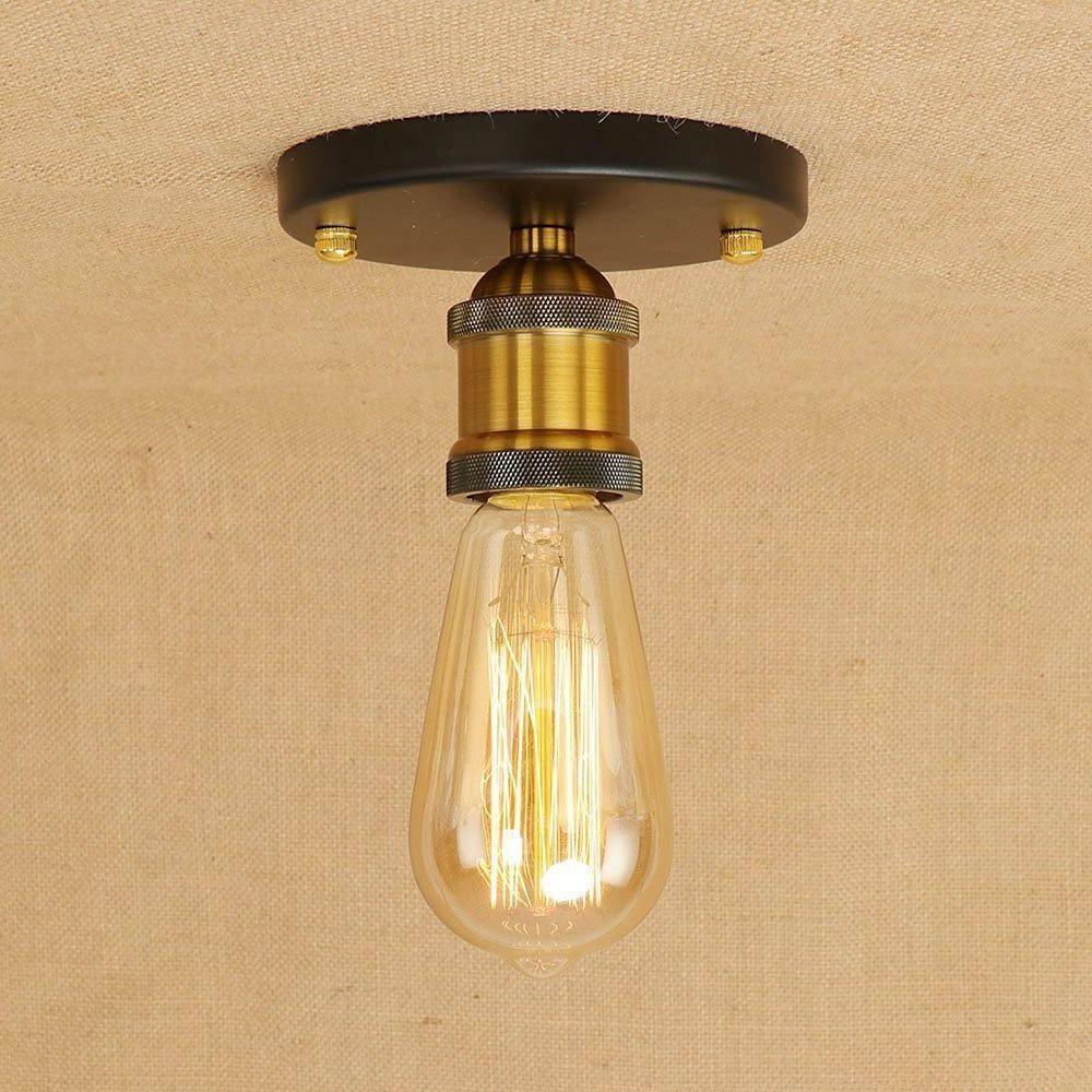 5'' Mini-Style Rustic LED Retro Flush Mount Lighting Ceiling Light