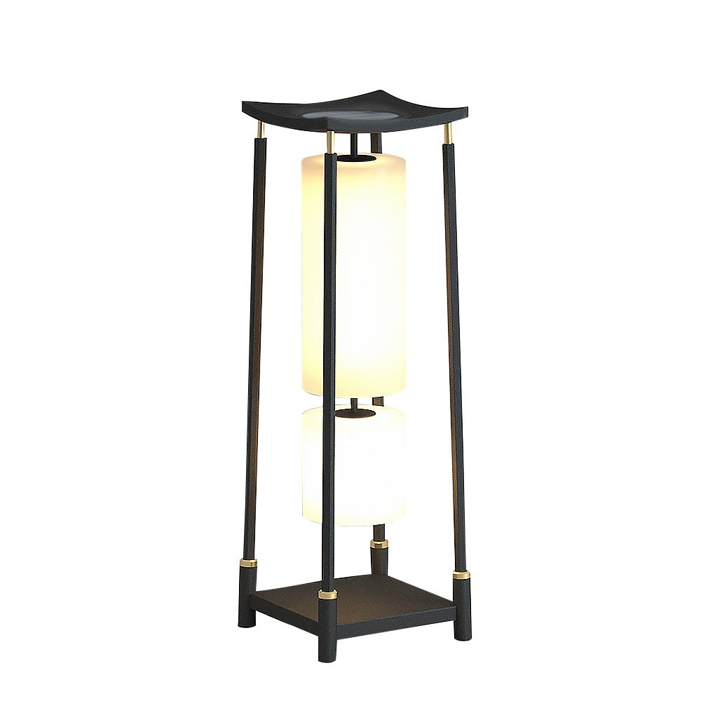 Asian-Inspired Solar Powered LED Outdoor Pathway Light