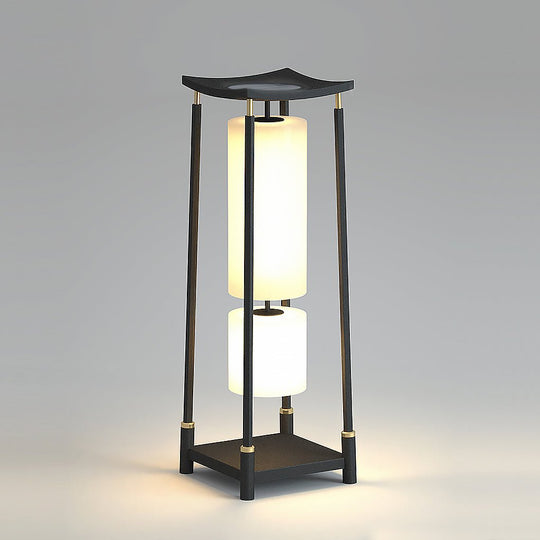 Asian-Inspired Solar Powered LED Outdoor Pathway Light