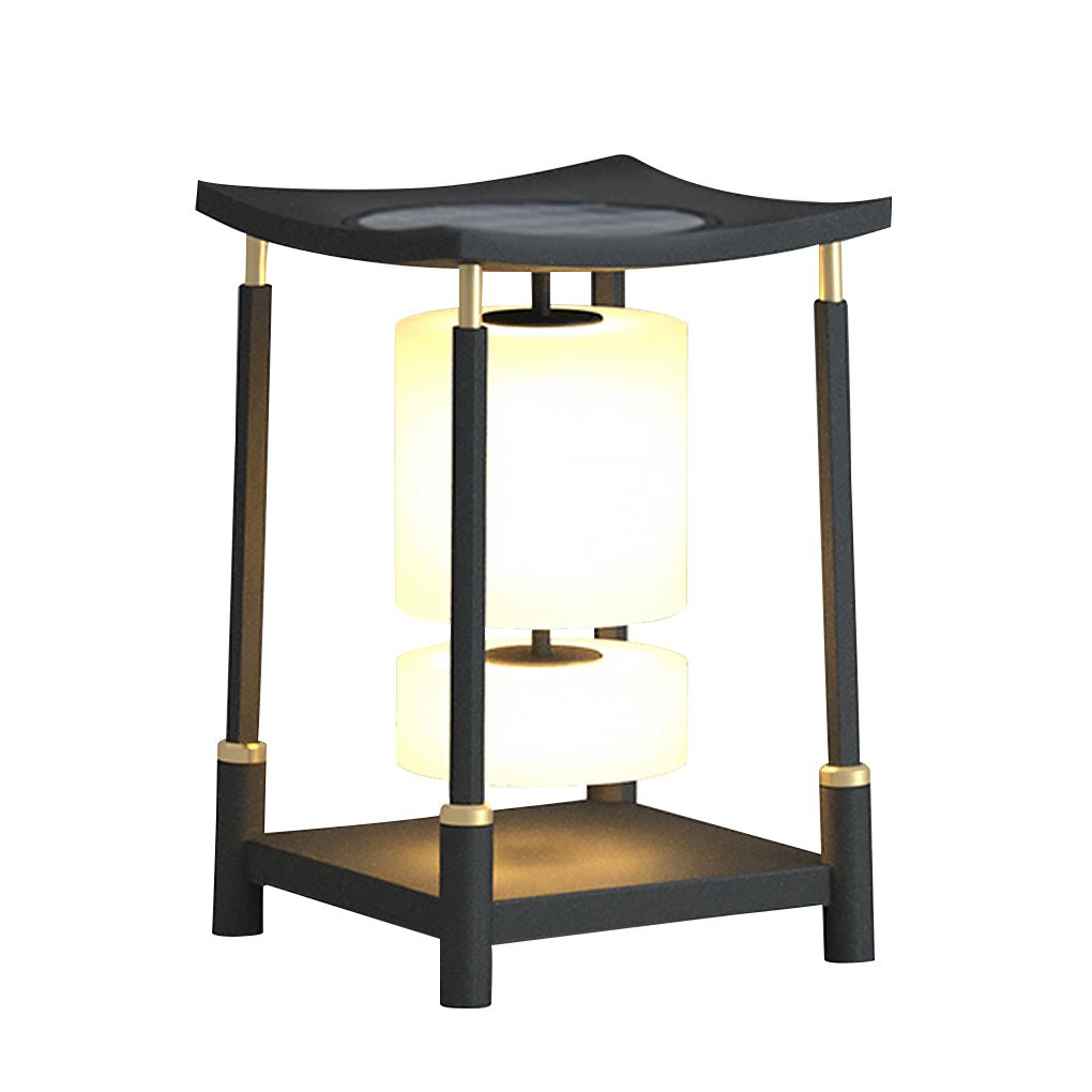 Asian-Inspired Solar Powered LED Outdoor Pathway Light