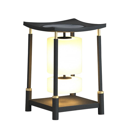 Asian-Inspired Solar Powered LED Outdoor Pathway Light