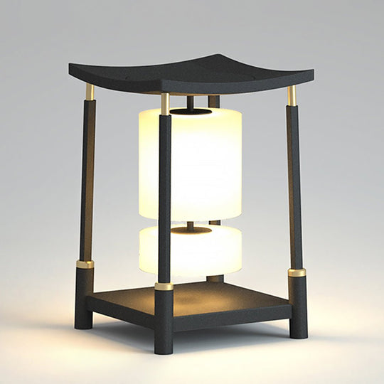 Asian-Inspired Solar Powered LED Outdoor Pathway Light