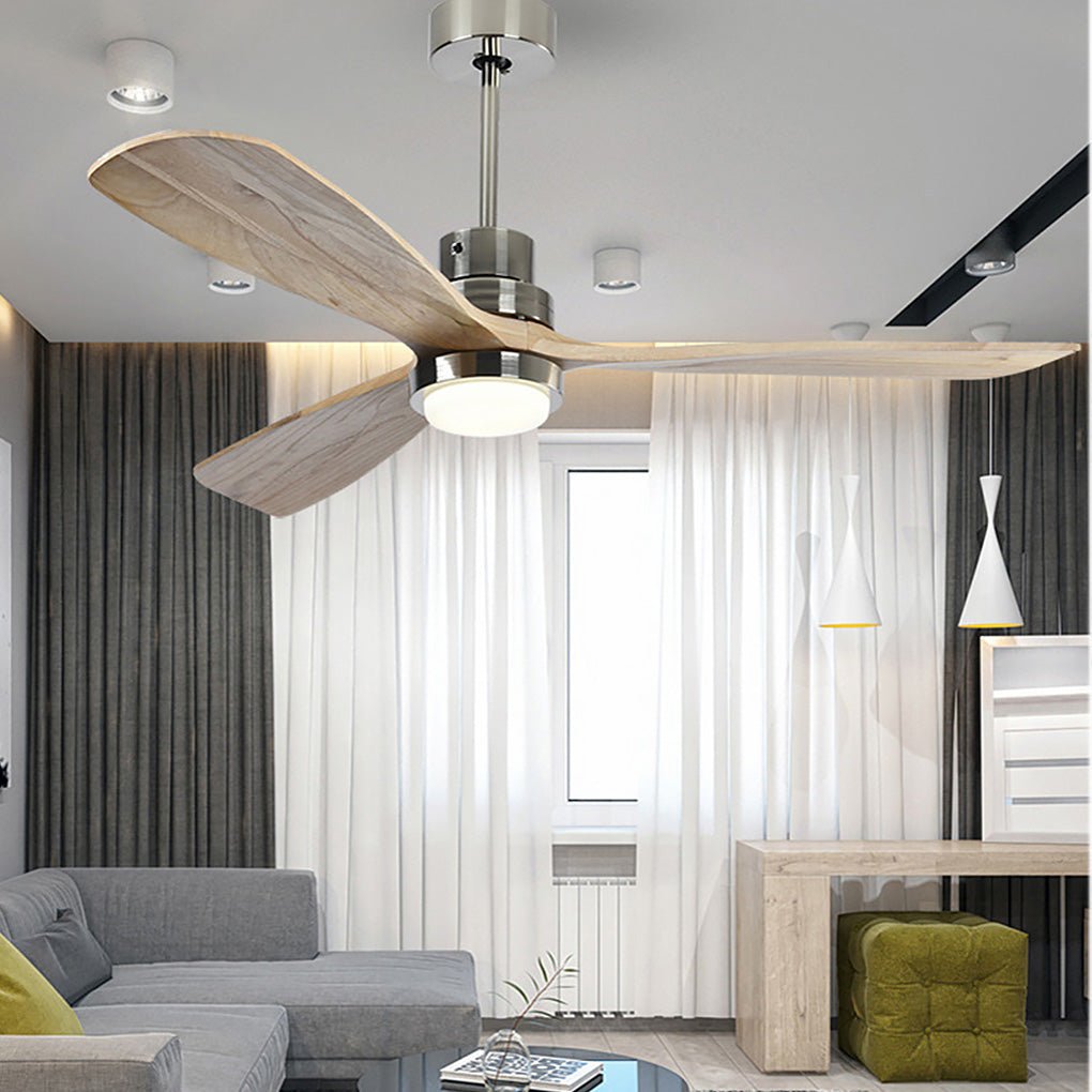 Intelligent Dimming LED Ceiling Fan Lamp with Remote and Frequency Conversion