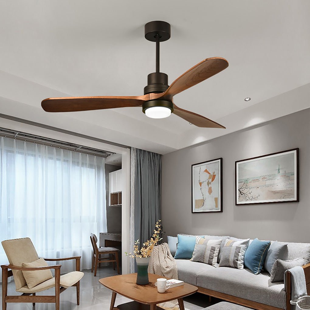 Intelligent Dimming LED Ceiling Fan Lamp with Remote and Frequency Conversion