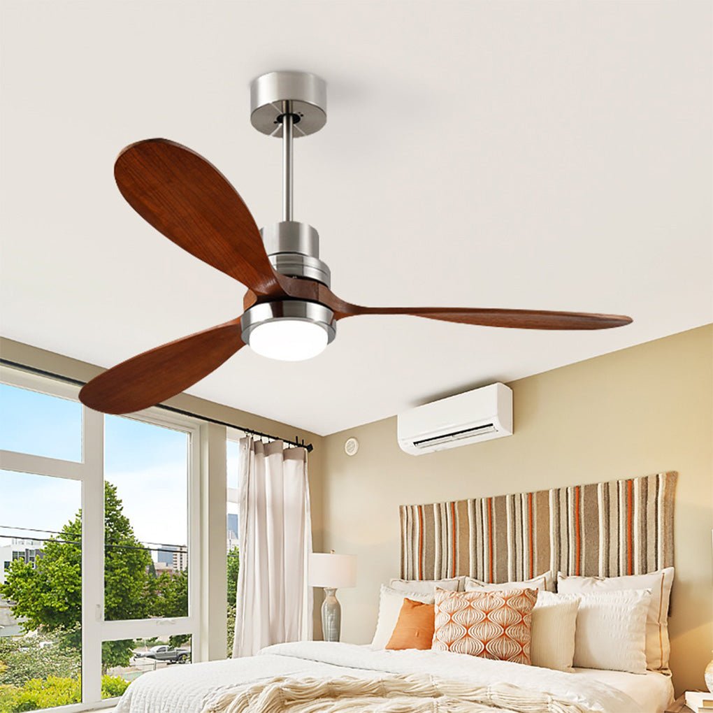 Intelligent Dimming LED Ceiling Fan Lamp with Remote and Frequency Conversion