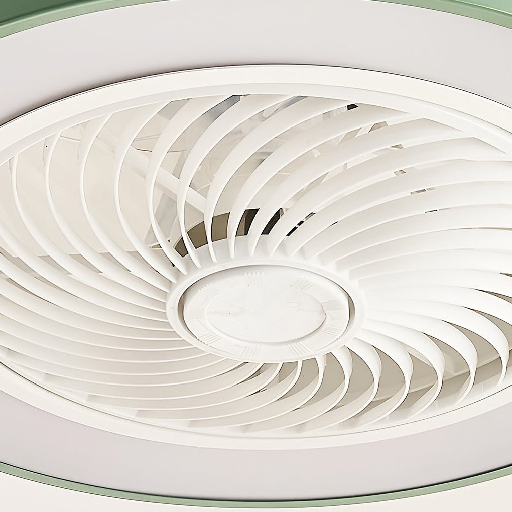 Inverter Intelligent Bladed Ceiling Fan with LED Light and Remote Control