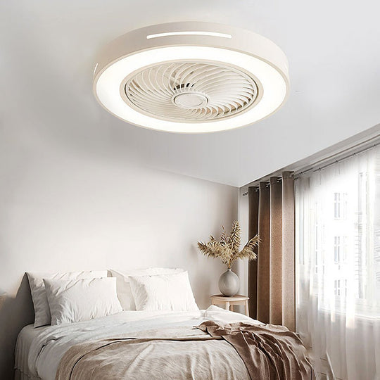 Inverter Intelligent Bladed Ceiling Fan with LED Light and Remote Control
