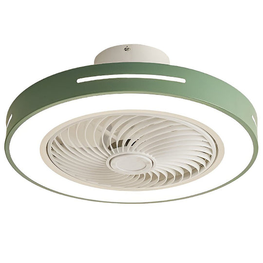 Inverter Intelligent Bladed Ceiling Fan with LED Light and Remote Control