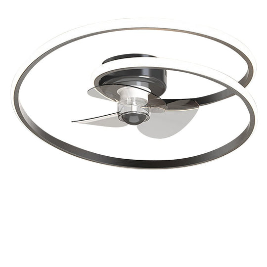 Inverter Stepless Dimming LED Ceiling Fan Light with Remote Control