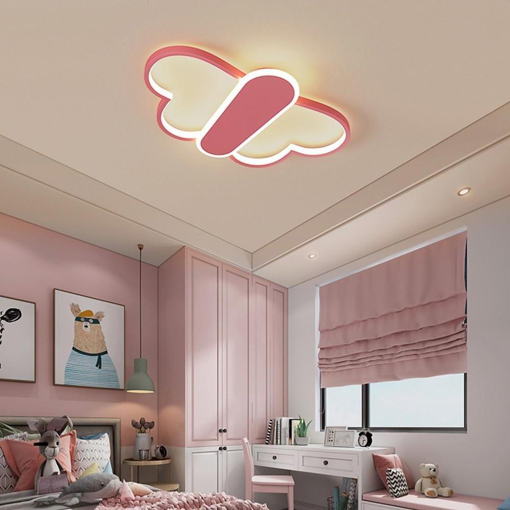 Cartoon Butterflies Shaped LED Dimmable Ceiling Light – With Remote Control