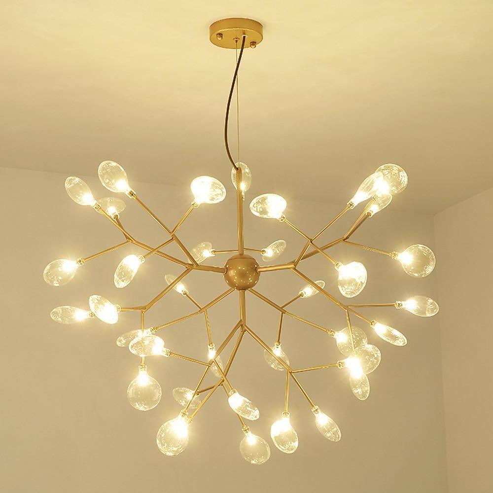 36 Lights LED Cluster Design Modern Sputnik Chandelier