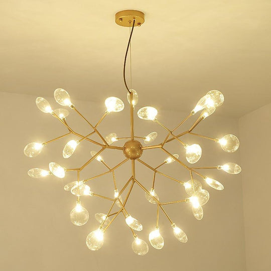 36 Lights LED Cluster Design Modern Sputnik Chandelier