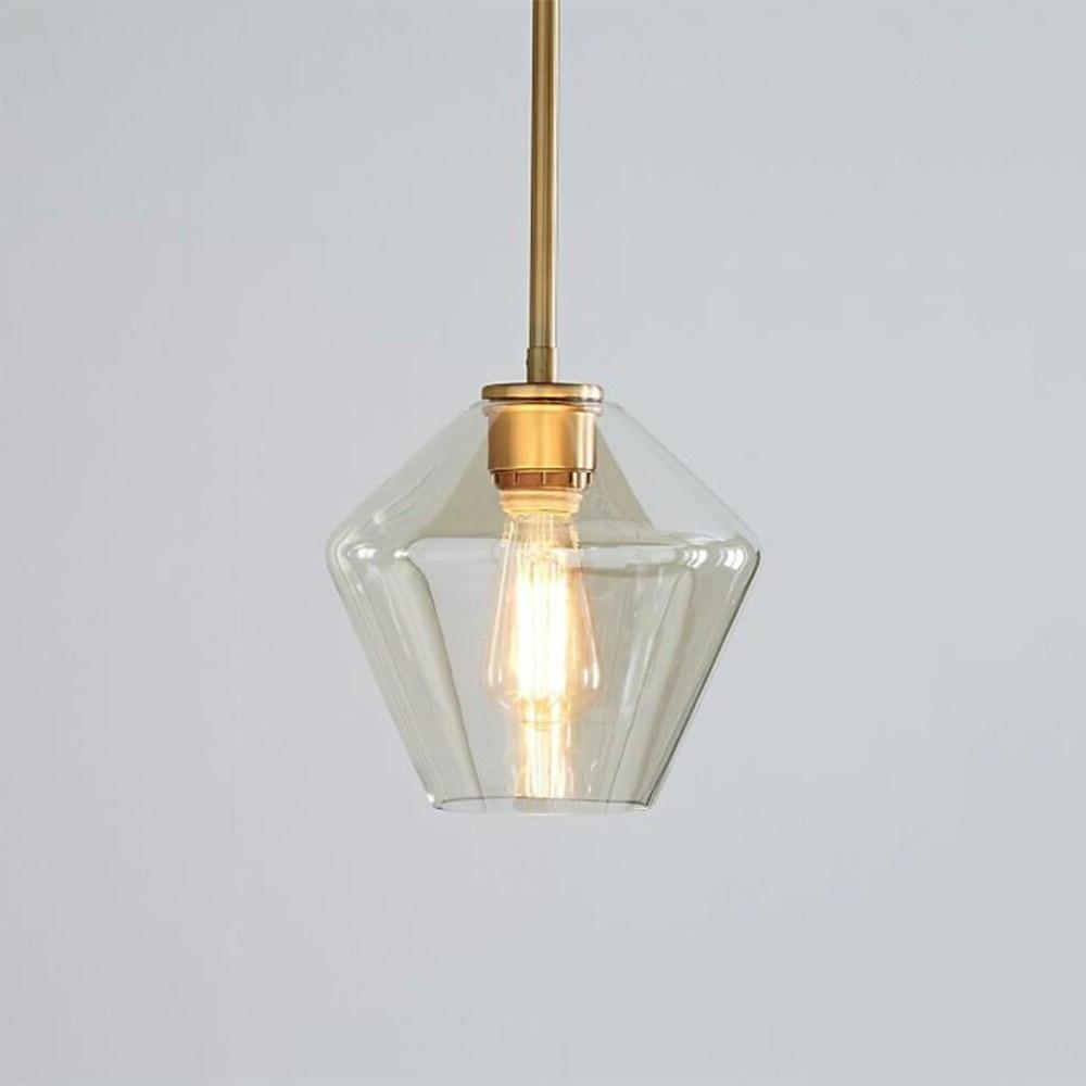 Nordic Classic Copper Glass Pendant Light