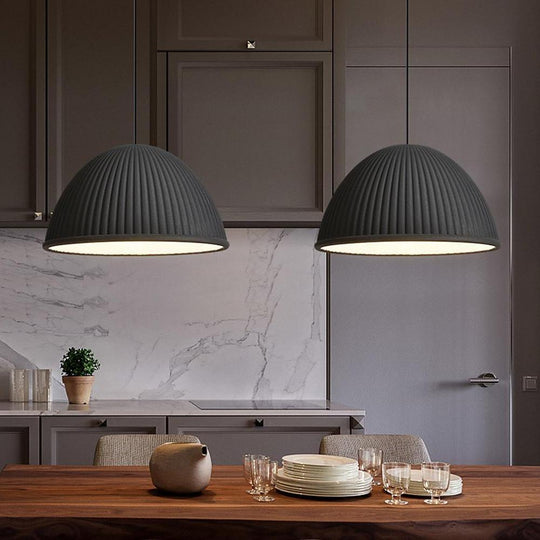 Artistic Dome Modern Pendant Light