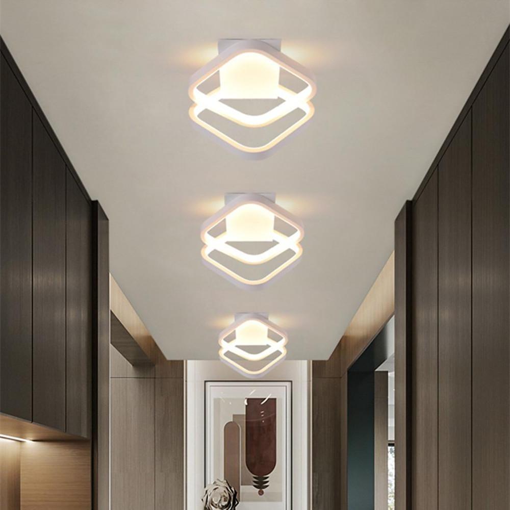 Geometric Shape LED Modern Ceiling Light – Flush Mount
