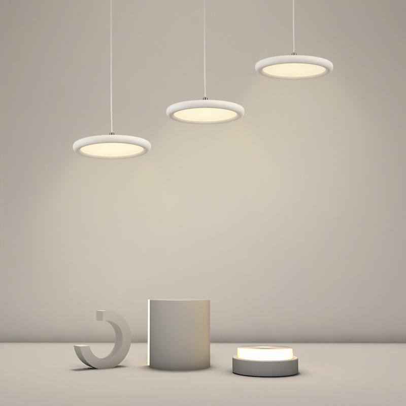 3-Piece Set Geometric Modern LED Pendant Light Fixtures
