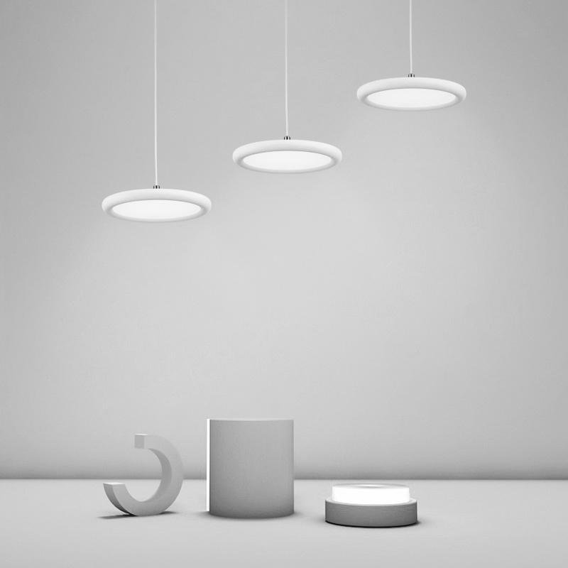 3-Piece Set Geometric Modern LED Pendant Light Fixtures