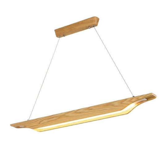 Unique Wood Design LED Modern Rustic Pendant Light