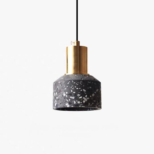 Industrial Round Metal Modern Pendant Light