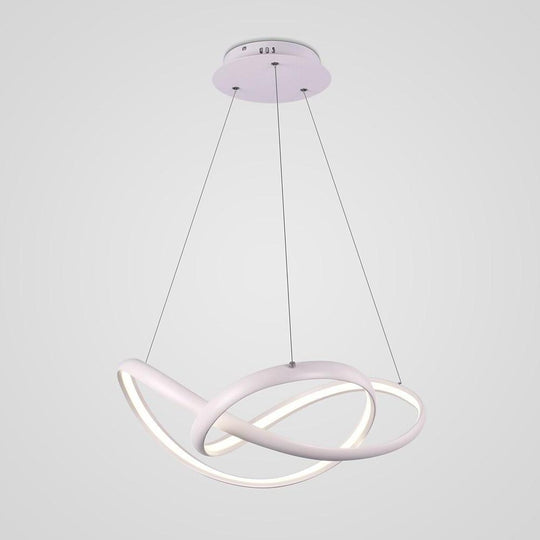 Abstract Waves Modern Style LED Pendant Light for Kitchen Dining and Living Rooms