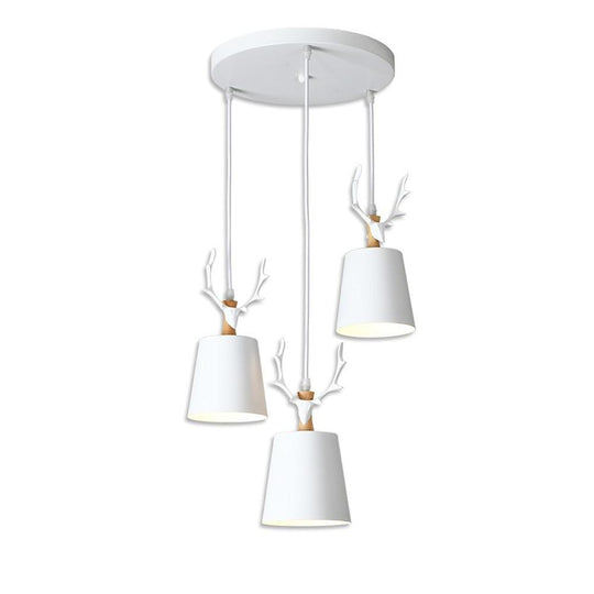 3 Light Antler Design LED Classic Chandelier Pendant Light Hanging Lamp