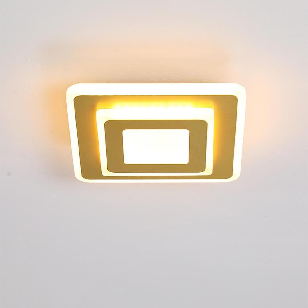 Multi Square LED Flush Mount Ceiling Light for Hallway or Entryway