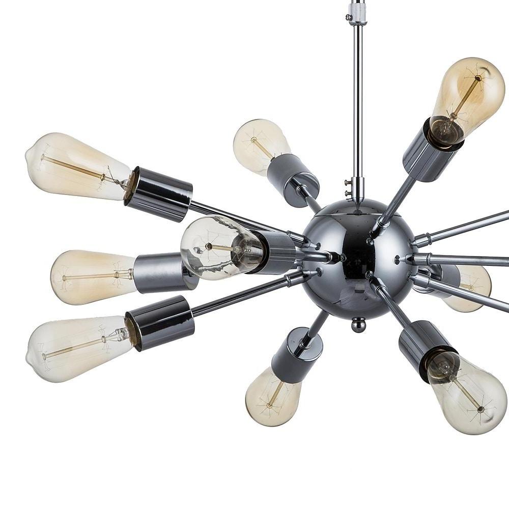 Cluster Sputnik Chandelier – Mid-Century 18-Bulb Design