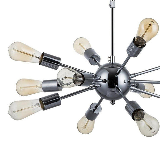 Cluster Sputnik Chandelier – Mid-Century 18-Bulb Design