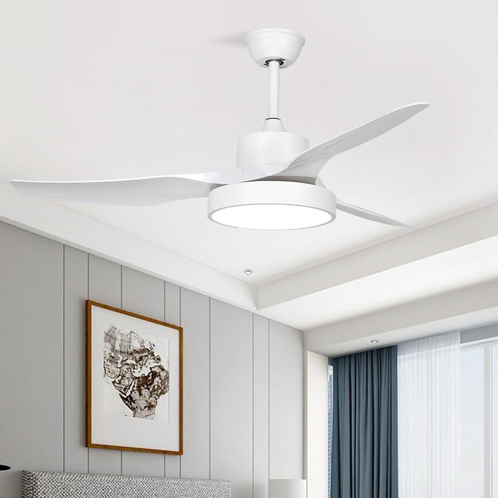 3-Blade Rustic Ceiling Fan with LED Light