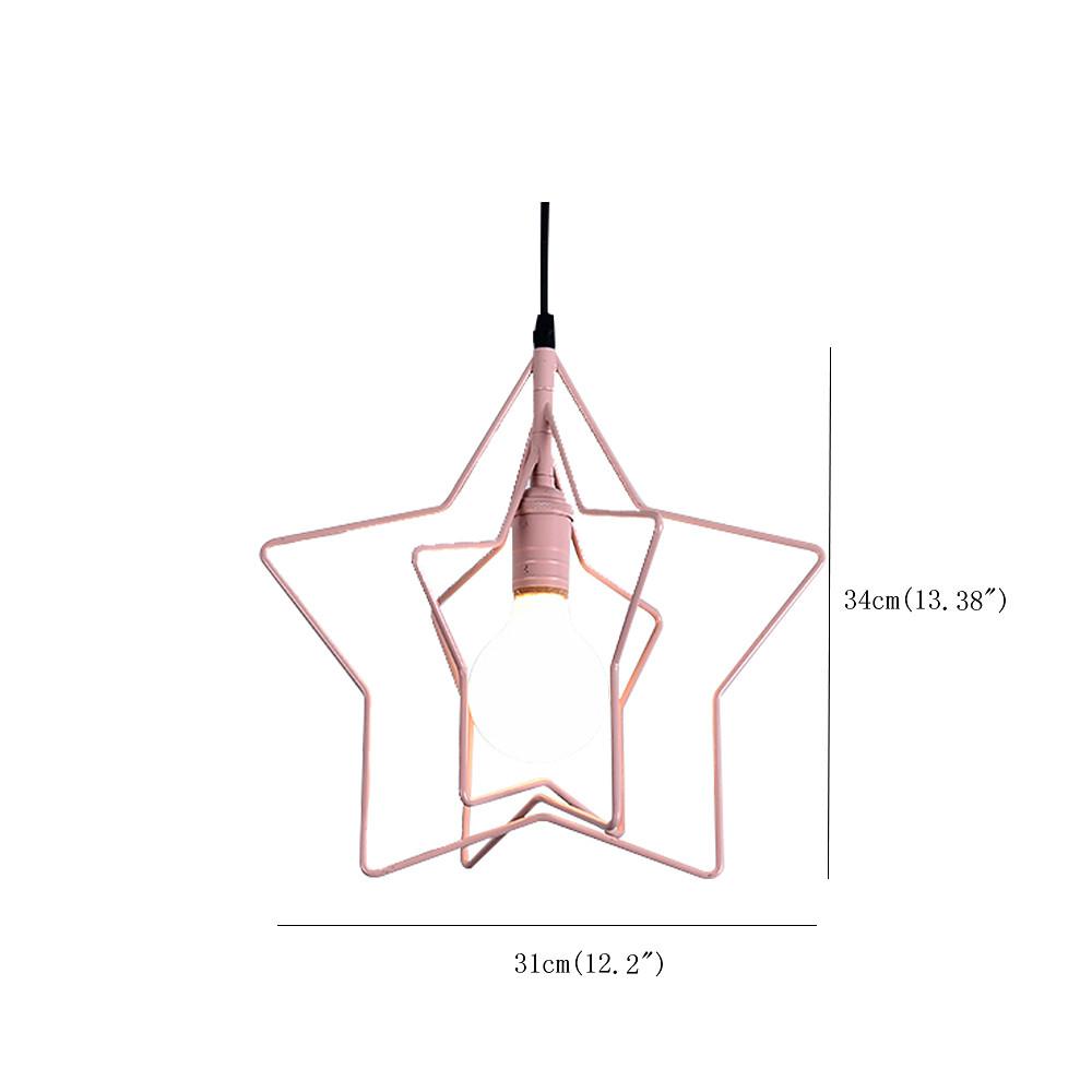Multiple Star Shaped LED Modern Pendant Light