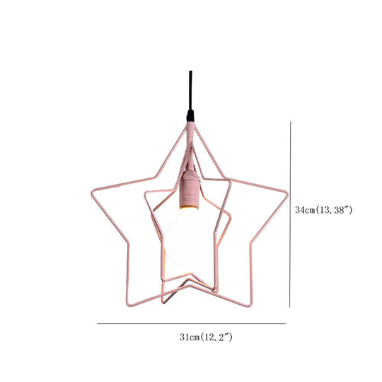 Multiple Star Shaped LED Modern Pendant Light